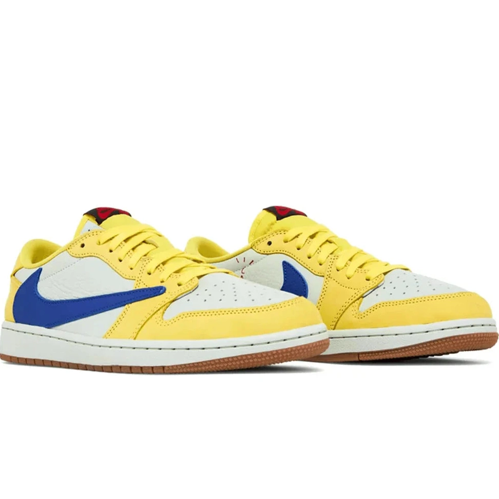 Retro Travis Jordan 1 Low Canary OG SP Scott W 0525